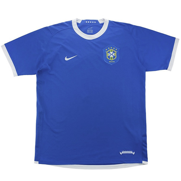 Brazil seconda maglia da calcio da uomo divisa da calcio retrò maglia da trasferta 2006